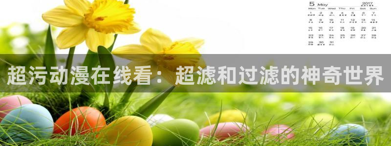 里番动漫樱花：超污动漫在线看：超滤和过滤的神奇世界